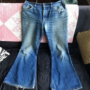 1970s Vintage Levi’s Orange Tab Bell Bottoms